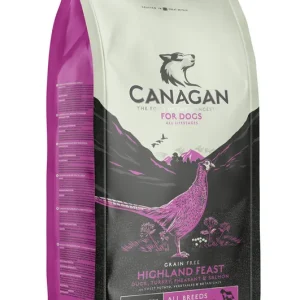 Angebot Sparpaket 2 x 2 kg Canagan Highland Feast Hunde Trockenfutter